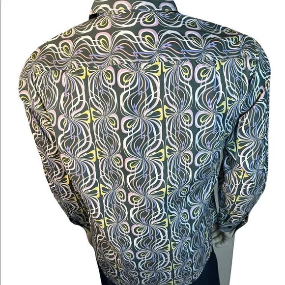 Colorful Men’s Medium Brandini Long Sleeved Casual Shirt - Picture 4 of 6